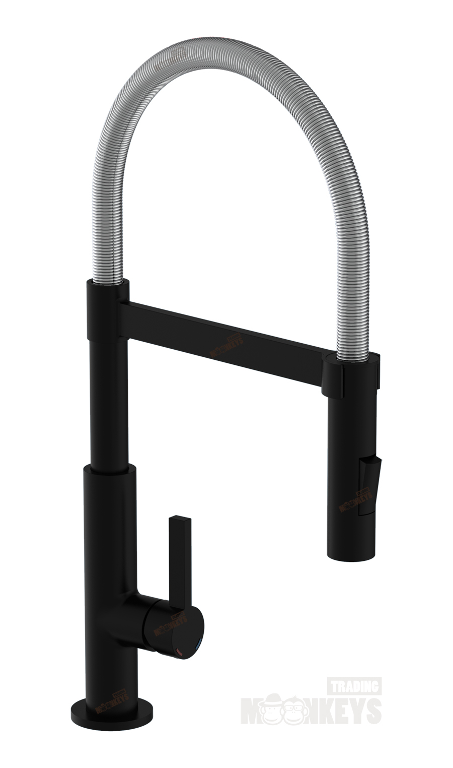 Küchenarmatur Spültischarmatur schwarz matt Wasserhan Küche mit